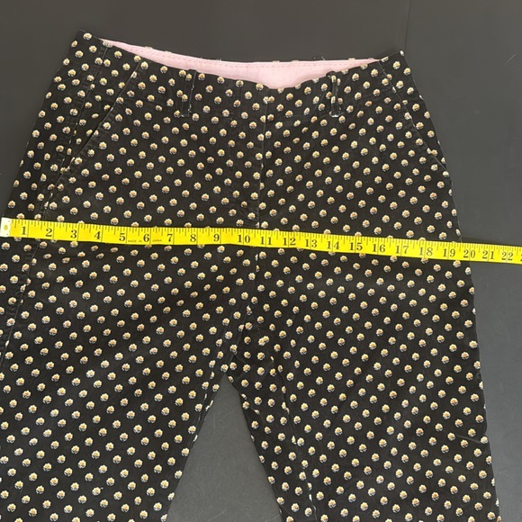 Lands’ End Green Corduroy with Flowers Pants - Picture 6 of 16